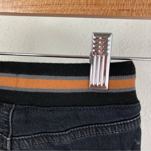 NWT Catimini jeans black denim knit elastic waist pull on size 9 months - Picture 9 of 12